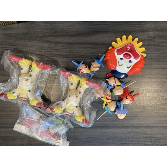 Lot Of Cake Cupcake Baking Decorating Supply- Fondant Bundle Cake ClownToppers - Picture 5 of 16